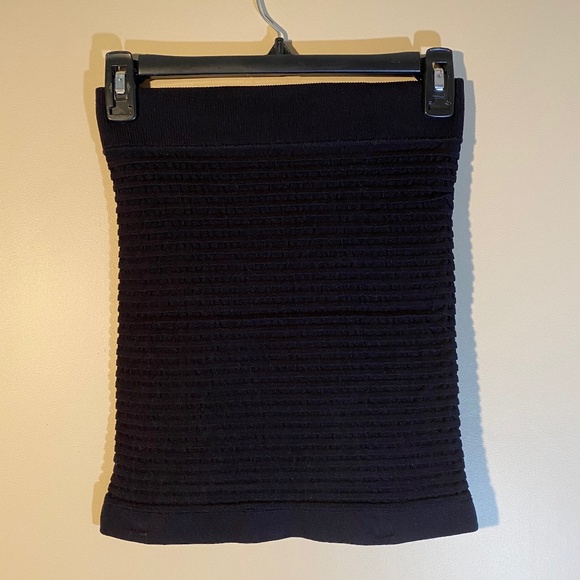 BCBG Generation Bodycon Bandage Black skirt - Picture 4 of 5